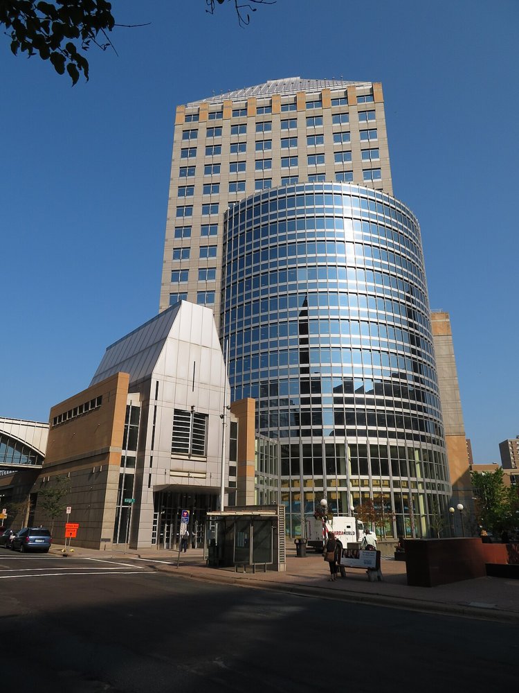 Ecolab building in St. Paul, Minnesota, photographed in 2018