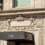 148 Lafayette Street entrance, from the Tishman Speyer property gallery.