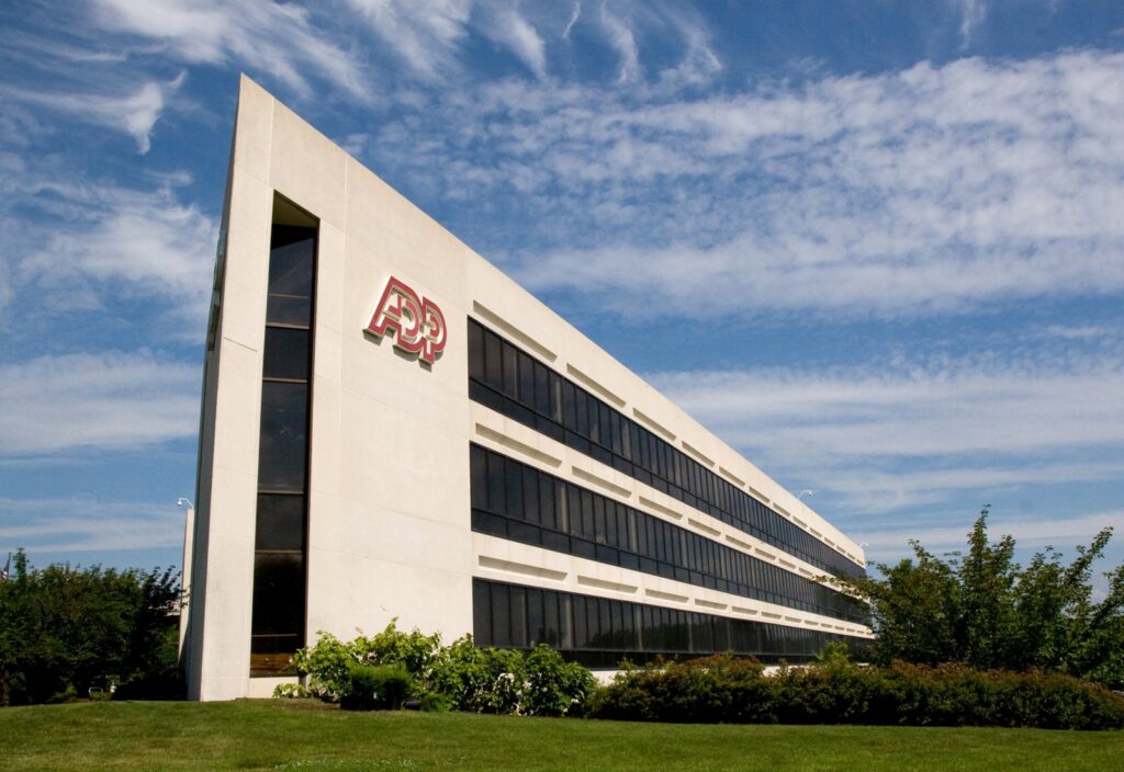 ADP headquarters in Roseland, New Jersey, in June 2010.