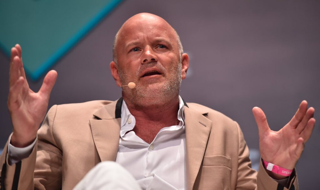 Michael Novogratz speaking at RISE in Hong Kong in July 2018.