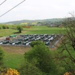 The Camilla battery storage facility in Fife, Scotland, in May 2024.