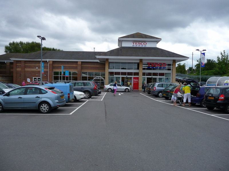 Tesco supermarket in Hungerford, England
