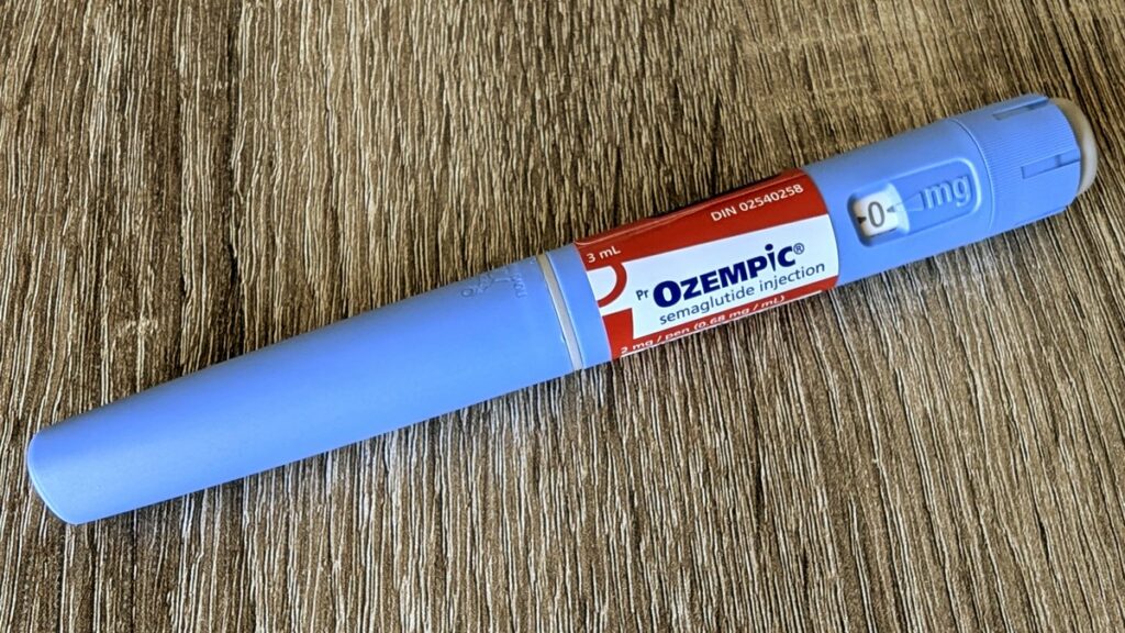 An Ozempic semaglutide injection pen, August 2024 file photo