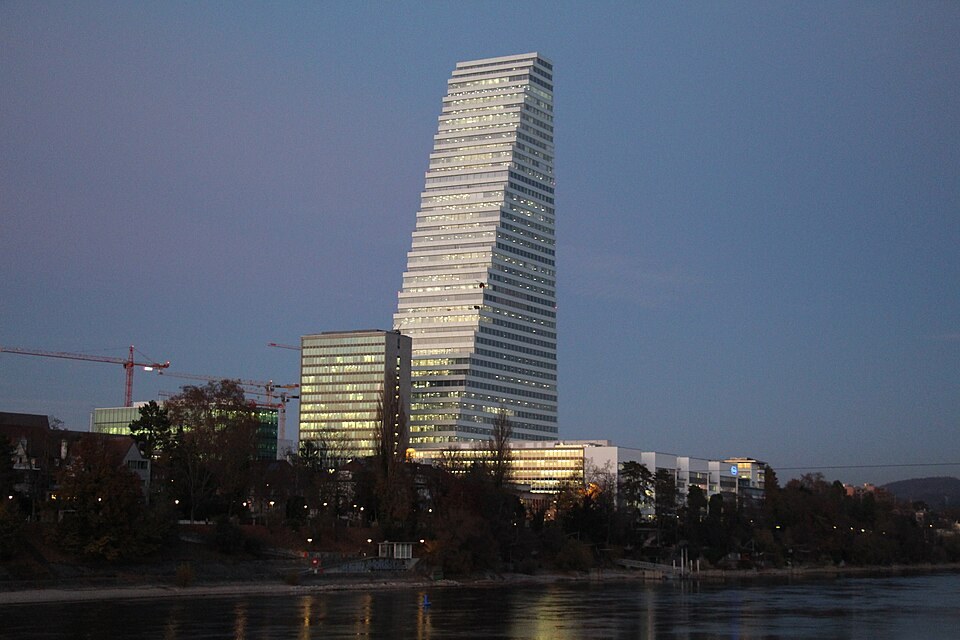 Roche headquarters tower in Basel, November 2015 file photo
