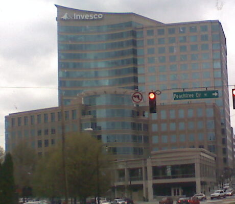 Invesco former Atlanta headquarters in2009, archive photograph