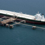 The oil tanker AbQaiq at a Gulf oil terminal.