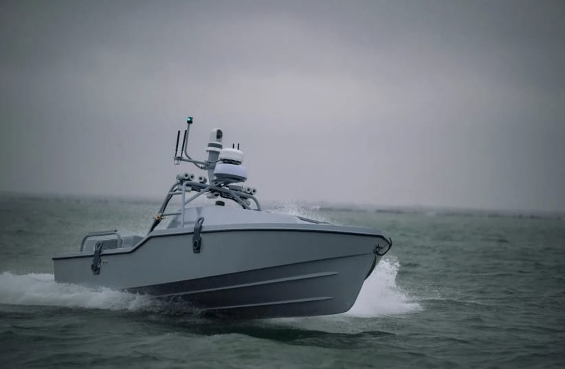 Saronic's Corsair autonomous surface vessel  (credit: Courtesy)