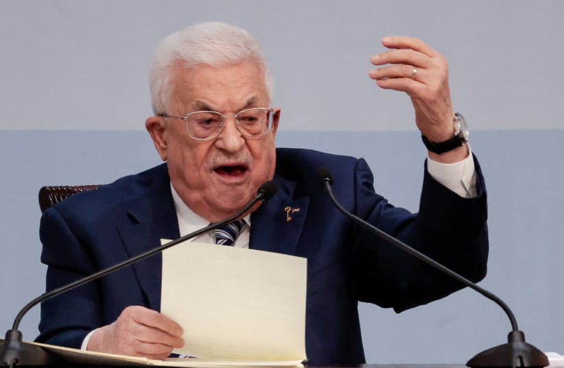 Palestinian President Mahmoud Abbas speaks during the 8th General Conference of Fatah in Ramallah in the West Bank, May 14, 2026. (credit: MOHAMAD TOROKMAN/REUTERS) Palestinian President Mahmoud Abbas speaks during the 8th General Conference of Fatah in Ramallah in the West Bank, May 14, 2026. (credit: MOHAMAD TOROKMAN/REUTERS)