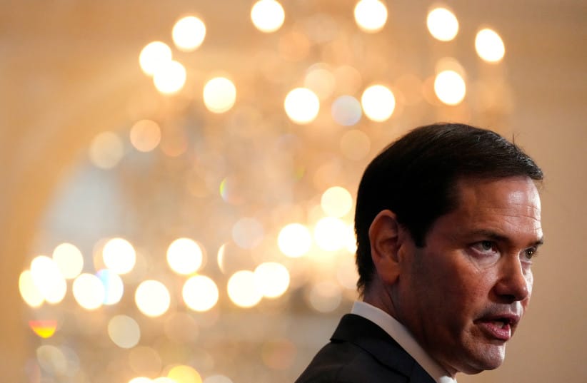 United States Secretary of State Marco Rubio speaks to the media after meeting with Russian Foreign Minister Sergey Lavrov, in New York, US, September 23, 2026. (credit: Yuki Iwamura/Pool via REUTERS)