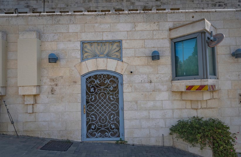 A view of the British Consulate in east Jerusalem after its signs were removed, October 8, 2026 (credit: CHAIM GOLDBERG/FLASH90)