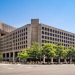 Archive photograph of FBI headquarters in Washington, June 2024.