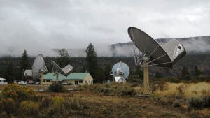 Allen Telescope Array in October 2010. Archive photograph, not current AI equipment.