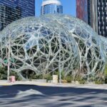 Archive photo: Amazon Spheres in Seattle, April 9, 2020, cropped.