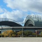 Archive photograph of American Family Field, the Milwaukee Brewers home ballpark in Milwaukee, October 20, 2023. Not Game 5 in Florida.