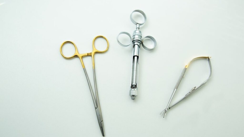 Archive photo of generic medical instruments, not identified as Boston Scientific products