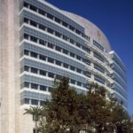 Archive photograph of the Ronald Reagan Federal Courthouse in Santa Ana, California, not a photograph of the hearing.