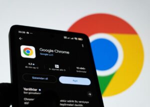 Chrome app displayed on smartphone Zulfugar Karimov Unsplash