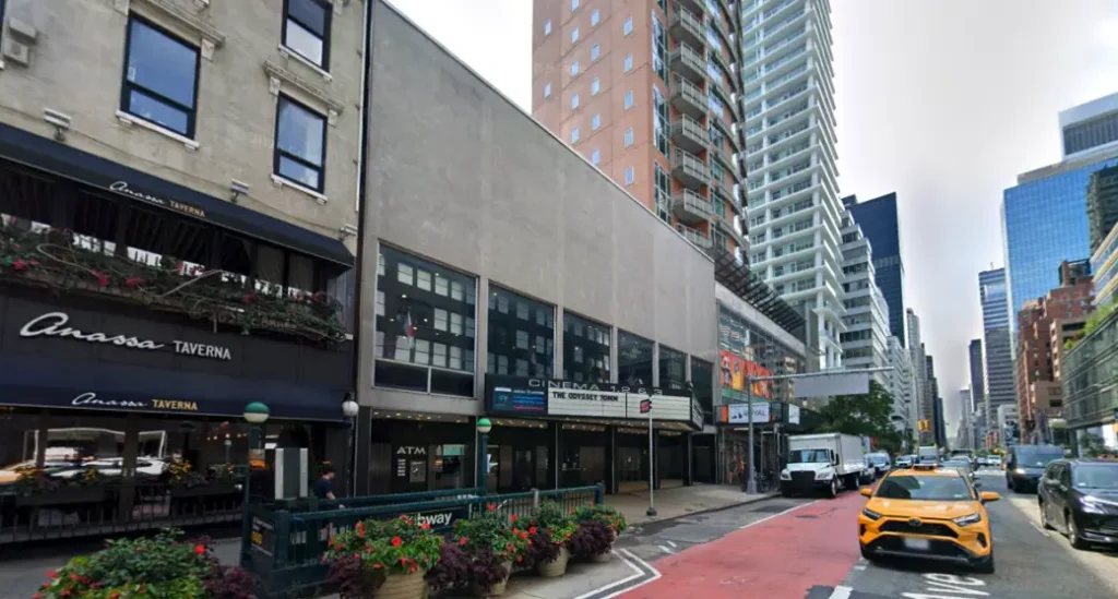Cinema 123 by Angelika movie theater on the Upper East Side. Photo: 6sqft.