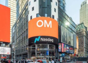 Nasdaq MarketSite in Times Square, archive photo September 19, 2021, cropped.
