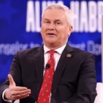 Archive photo: James Comer speaking at CPAC in National Harbor, Maryland, February 20, 2025.