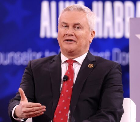 Archive photo: James Comer speaking at CPAC in National Harbor, Maryland, February 20, 2025.