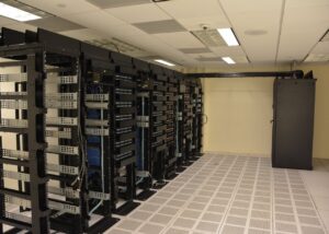 Archive data-center server racks, November 2015. Not an Amazon or Intel facility.