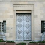 An entrance to the Robert F. Kennedy Department of Justice Building in Washington, photographed in April 2007. Archive photo.