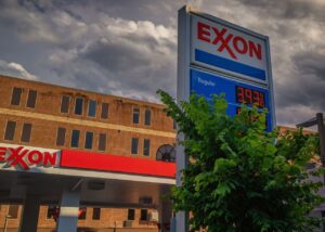 Exxon station in Washington, D.C., in May 2024. Archive photo; pump prices are not current.