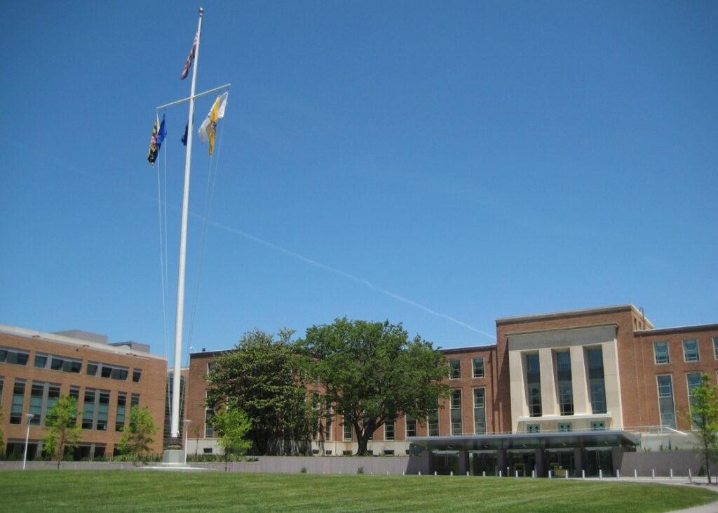 FDA Buildings 1 and 21 at the White Oak campus, May 2009.
