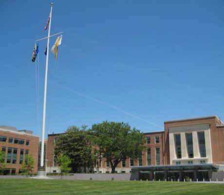 FDA Buildings 1 and 21 at the White Oak campus, May 2009.