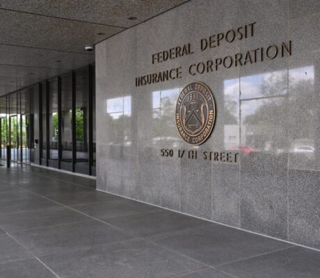 FDIC headquarters in Washington, D.C., May 3, 2025. Archive photograph.