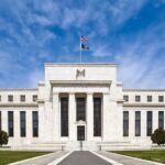 Archive photo of the Federal Reserve Eccles Building entrance in Washington, March 2016