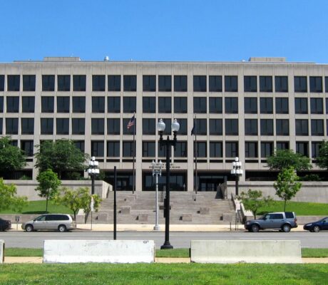 Frances Perkins Building, U.S. Department of Labor headquarters in Washington, in a May 2010 archive photograph.