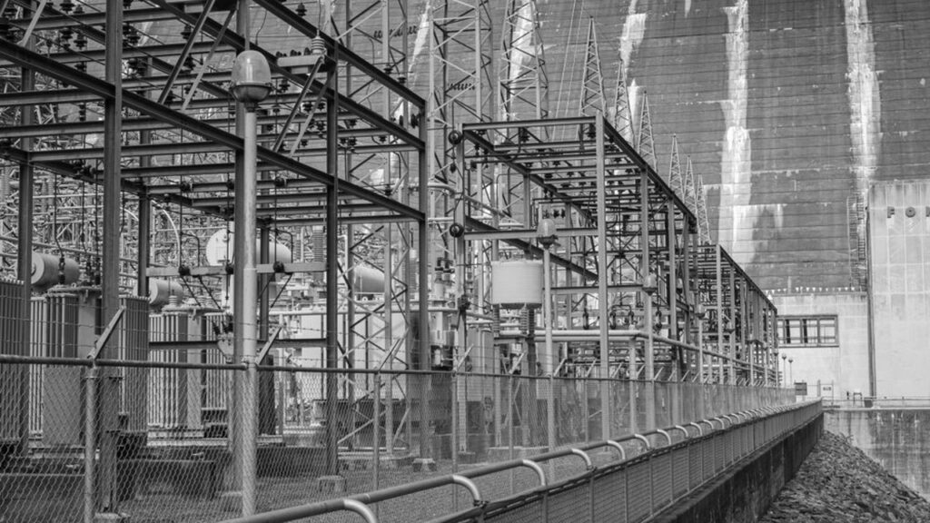 Archive photo of electrical infrastructure