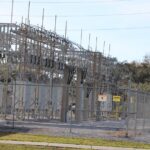 Electrical grid equipment at a Duke Energy substation in Seminole Florida. January2021 archive, not a selected funding recipient.