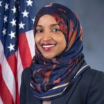 Rep. Ilhan Omar, official congressional portrait by Kristie Boyd / U.S. House Office of Photography, cropped.