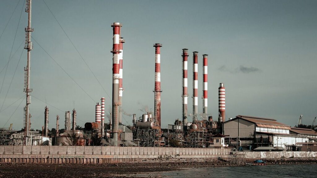 Illustrative archive photograph of an industrial power plant, not one of the acquired Cogentrix facilities.