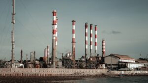 Illustrative archive photograph of an industrial power plant, not one of the acquired Cogentrix facilities.