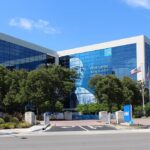 Intel headquarters building in Santa Clara, California