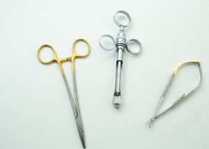 Archive photo of generic medical instruments, not identified as Boston Scientific products