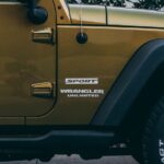 Archive close-up of a Jeep Wrangler