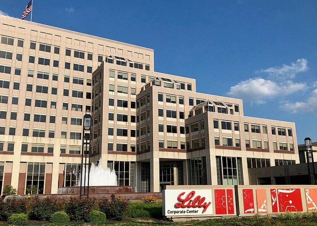 Archive photo of Eli Lilly Corporate Center in Indianapolis