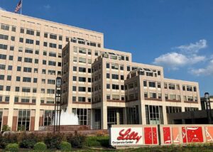 Archive photo of Eli Lilly Corporate Center in Indianapolis