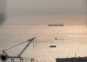 Archive photo: Cargo vessels and port equipment, location unspecified