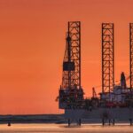 Archive oil rig, not identified as an Equinor facility