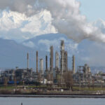 Archive photo: the oil refinery at Anacortes, Washington