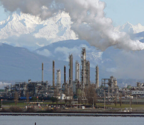 Archive photo: the oil refinery at Anacortes, Washington