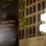 Archive photo: the Frances Perkins Building in Washington, home to the U.S. Department of Labor, May 4, 2010. Shawn T. Moore / U.S. Department of Labor, CC BY 2.0, cropped.