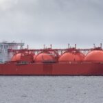 Archive: The LNG carrier Arctic Princess off Hammerfest, Norway, in June 2015.