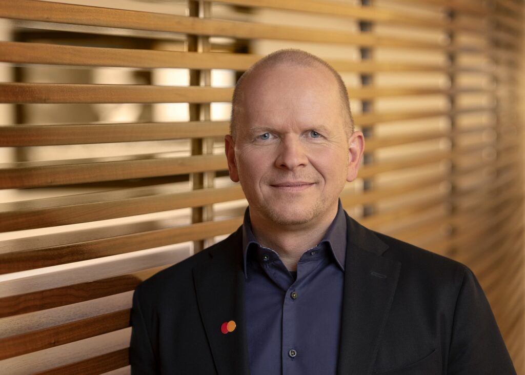 Archive portrait of Mastercard Chief Executive Michael Miebach; not a photograph from the current earnings announcement.